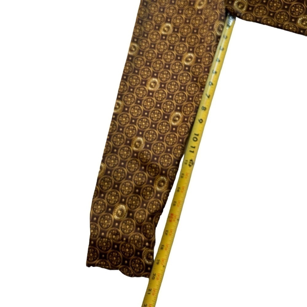 Urban Outfitters Brown & Gold Printed Button-Down Shirt - Picture 8 of 16
